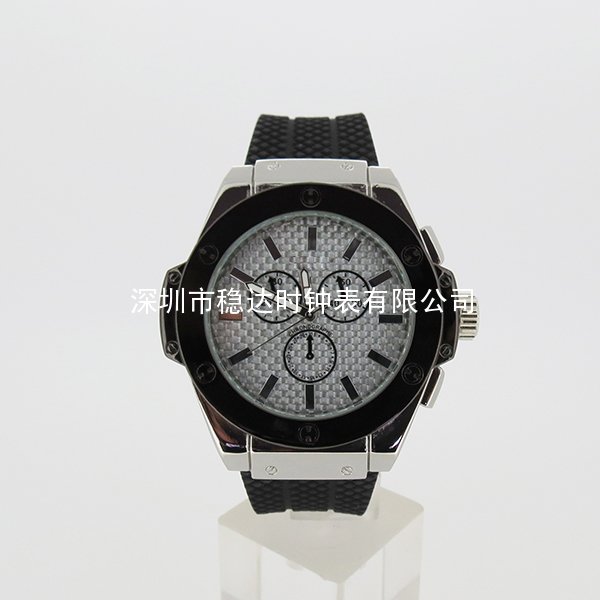 高檔硅膠帶商務(wù)手表