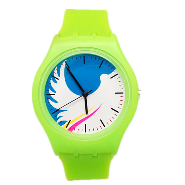 熱銷時尚塑膠禮品手表定做工廠【穩(wěn)達時鐘表】