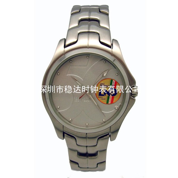 穩(wěn)達(dá)時(shí)全不銹鋼男士訂制商務(wù)禮品手表定制工廠(chǎng)
