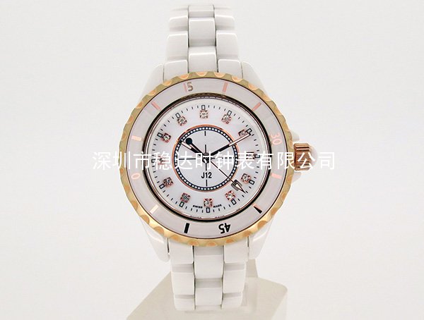 穩(wěn)達(dá)時(shí)時(shí)尚女士陶瓷表帶手表批發(fā)工廠