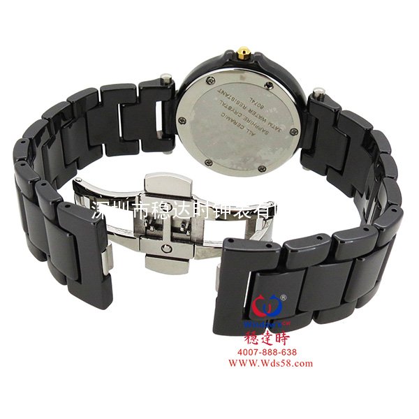 穩(wěn)達(dá)時(shí)時(shí)尚陶瓷表帶精品女士手表代工