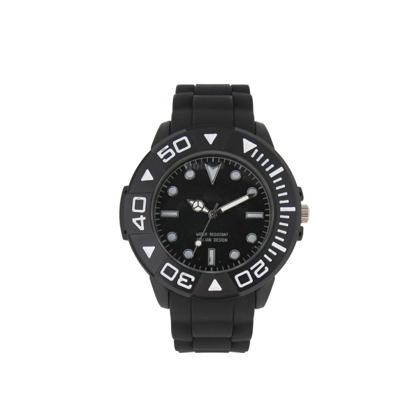 穩(wěn)達(dá)時(shí)合金黑色男士運(yùn)動(dòng)鍛煉手表定做