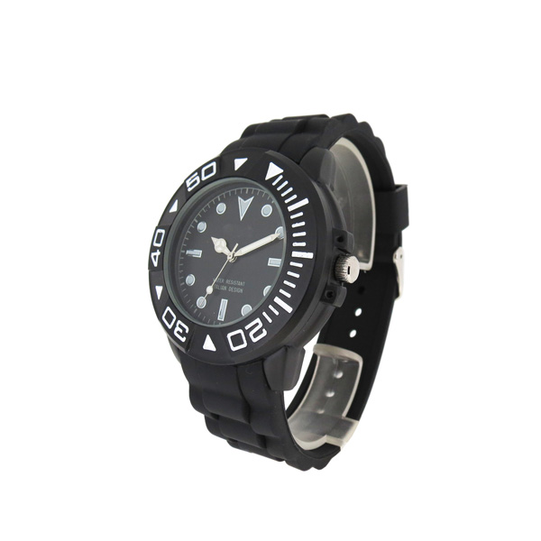 穩(wěn)達(dá)時(shí)合金黑色男士運(yùn)動(dòng)鍛煉手表定做