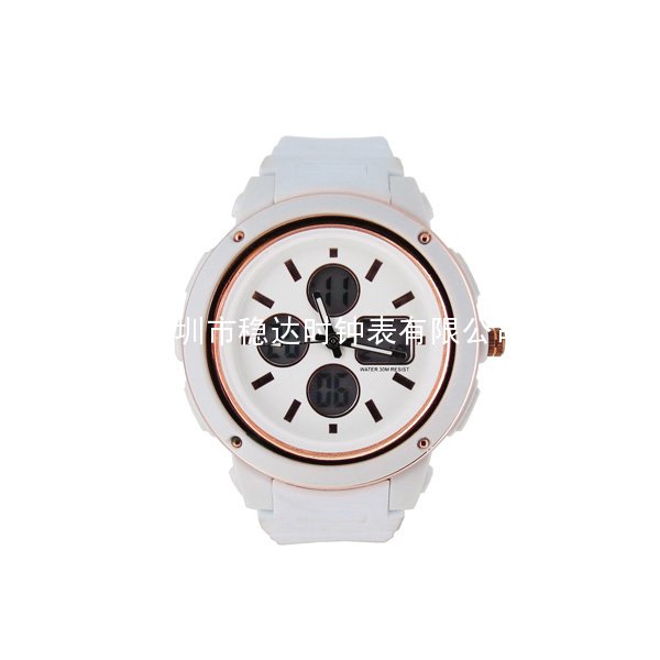 穩(wěn)達(dá)時(shí)白色多功能電子手表工廠