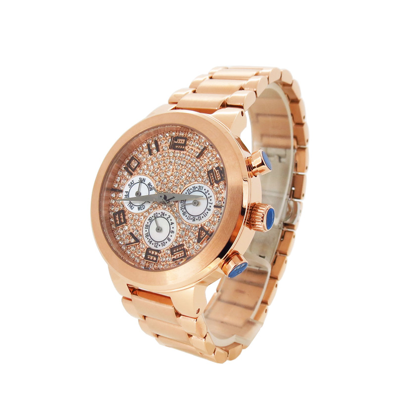 穩(wěn)達時皇冠珠寶女款不銹鋼女士手表