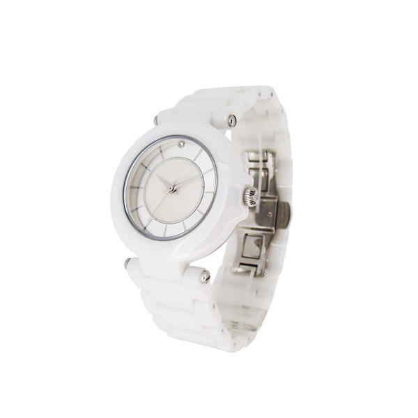 穩(wěn)達(dá)時(shí)簡(jiǎn)約潮流陶瓷女士手表定做廠家直銷