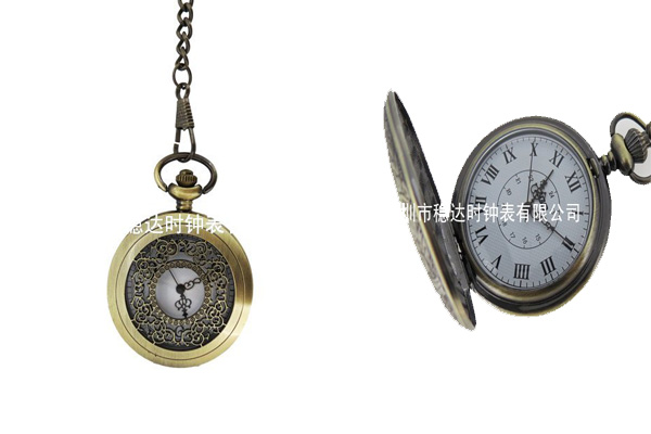 穩(wěn)達(dá)時(shí)復(fù)古鏤空機(jī)械紀(jì)念懷表定做廠家
