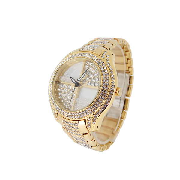 深圳手表廠家供應(yīng)時(shí)尚女士鑲鉆手表定制