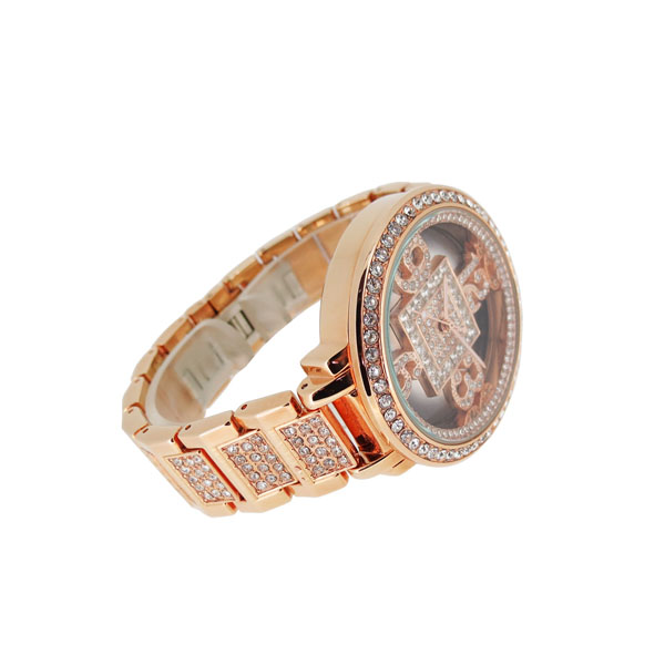 深圳手表廠家供應(yīng)鑲鉆女士手表定制