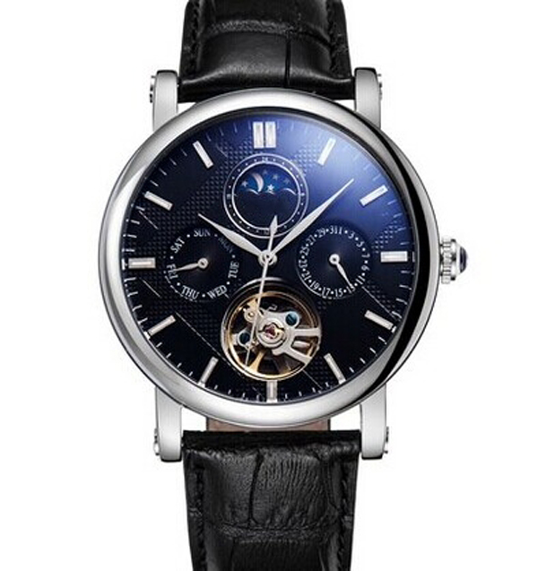 穩(wěn)達時手表定制廠家供應不銹鋼男士多功能機械手表定制