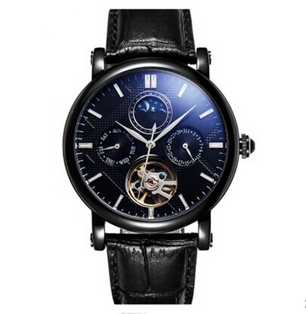 穩(wěn)達時手表定制廠家供應不銹鋼男士多功能機械手表定制