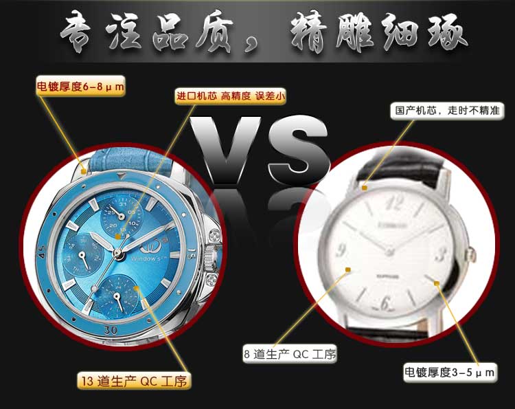 運動休閑防水石英手表生產(chǎn)廠家-【穩(wěn)達時】品質(zhì)超同行35%