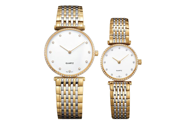 氣質(zhì)間金對表 穩(wěn)達(dá)時情侶款式