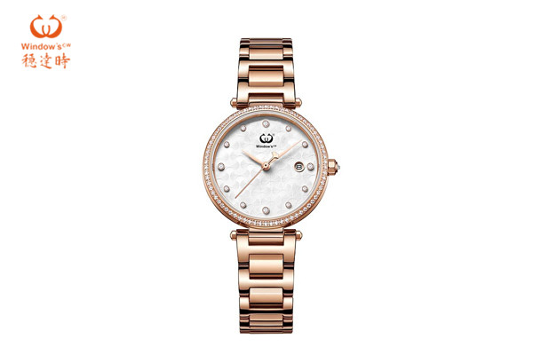 鋼帶女士典雅腕表定制&mdash;&mdash;穩(wěn)達時手表廠家