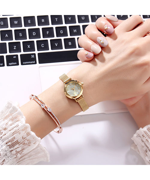 時(shí)尚女士手表防水精鋼表帶