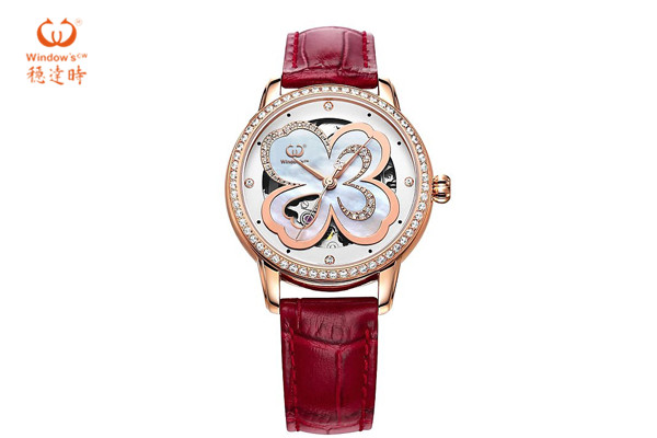 四葉草女士機(jī)械腕表 穩(wěn)達(dá)時(shí)廠家直銷