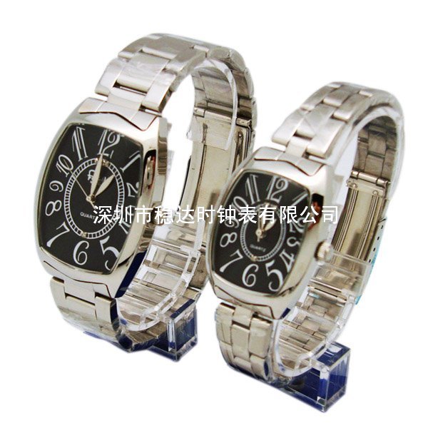 經典簡約豪華商務進口機芯防水防塵情侶手表定做